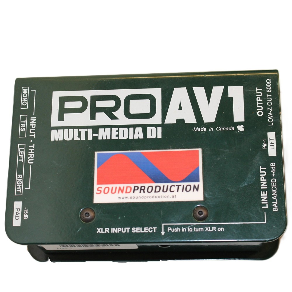 Radial PRO/AV1 Multimedia DI Box