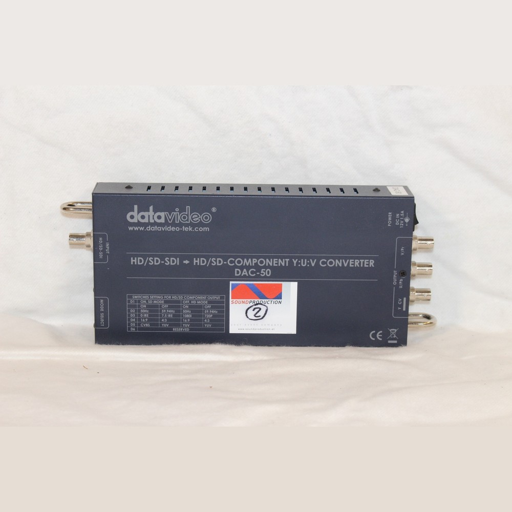 Datavideo DAC-50 HD/SDI to Analog Down/Cross/Converter
